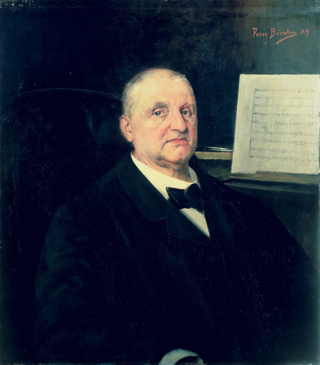 Anton Bruckner, 1889 av Ferry Peratoner