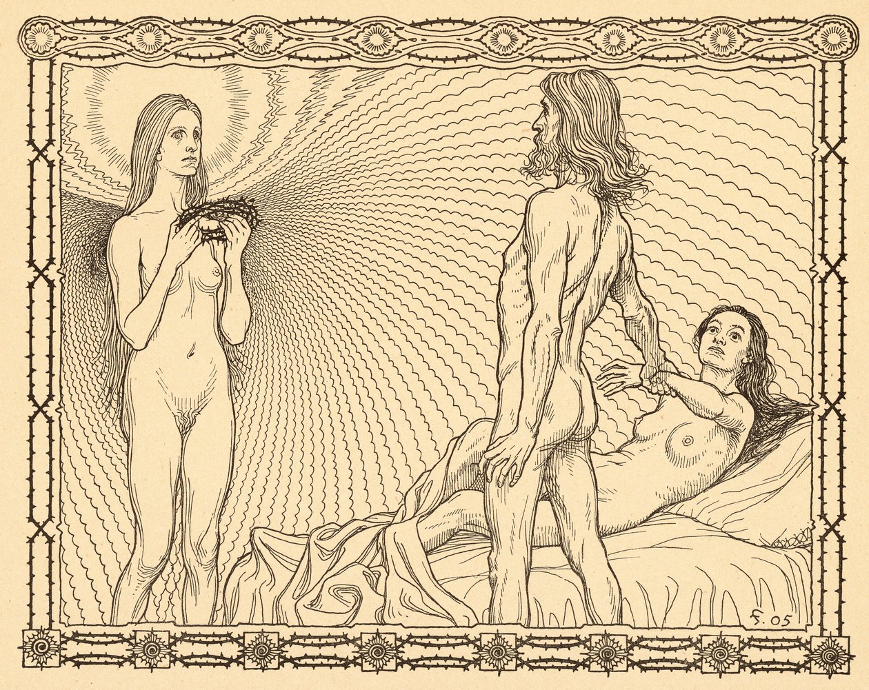 The Eternal Bride, plate 2, fra porteføljen 