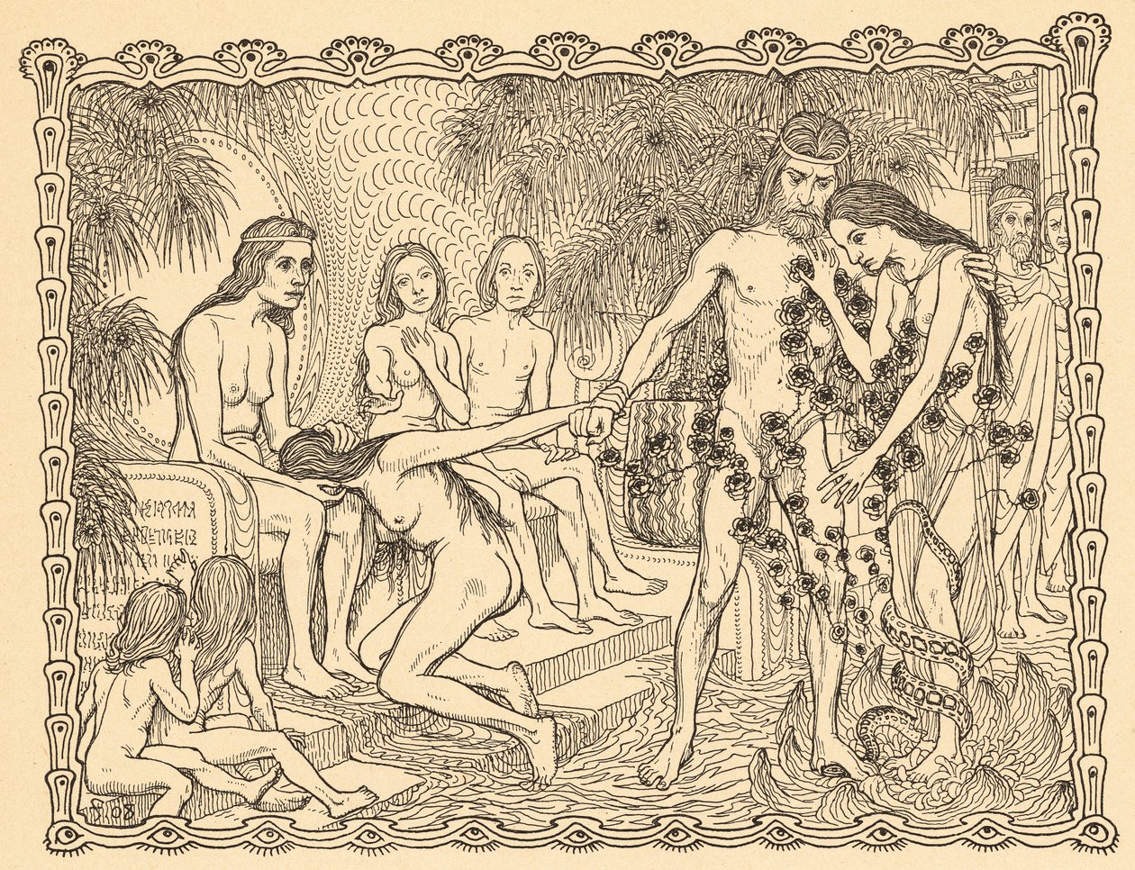 Through the Magic World, plate 9, fra porteføljen 