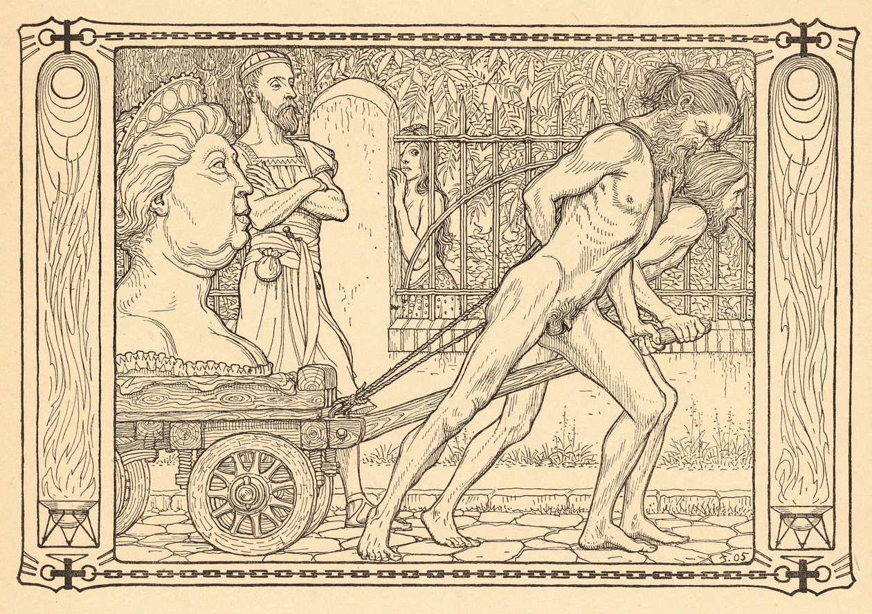 Foran Cart of Ordinaryness, Plate 3, fra porteføljen 