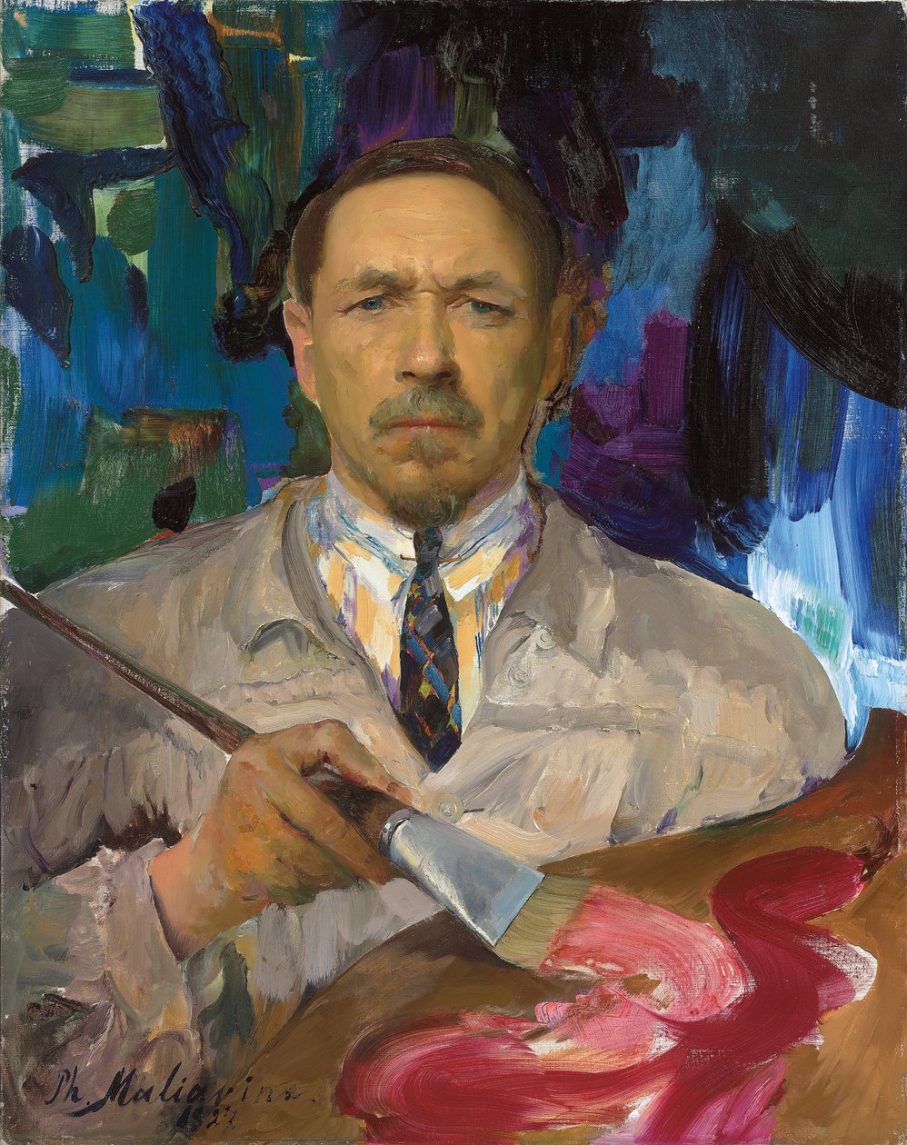 Selvportrett av Filipp Andreevich Maliavin