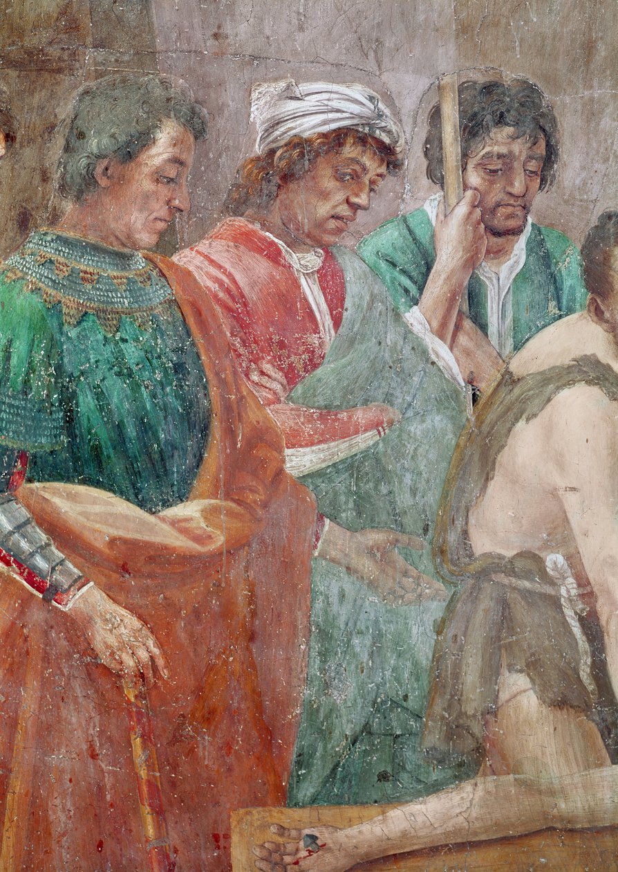 Detalj av korsfestelsen av St. Peter, ca. 1480 (detalj av 237996) av Filippino Lippi