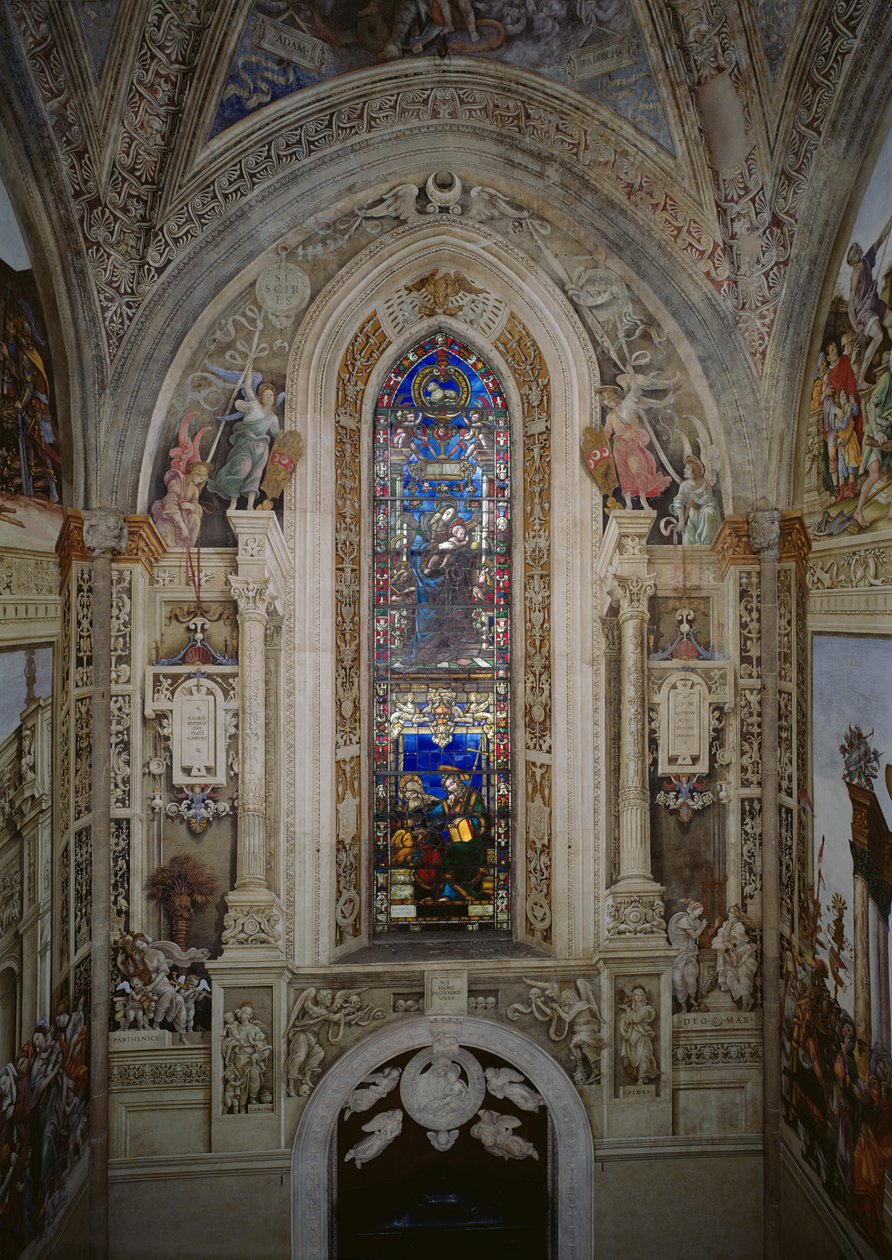Østveggen til Strozzi-kapellet av Filippino Lippi