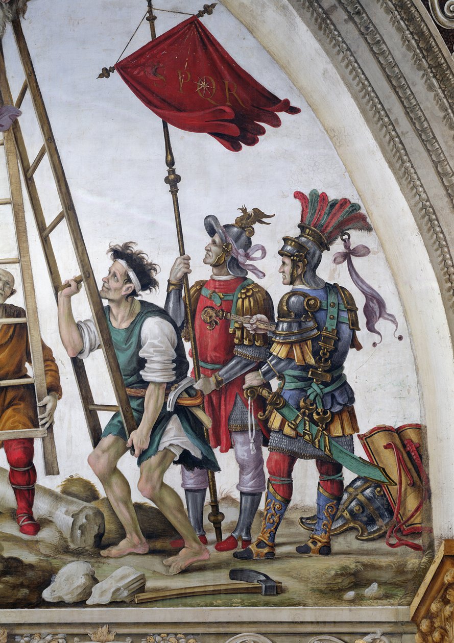 Martyrdom of St. Philip, sørveggen til Strozzi-kapellet, ca. 1497-1502 freskomaleri fra 208288 av Filippino Lippi