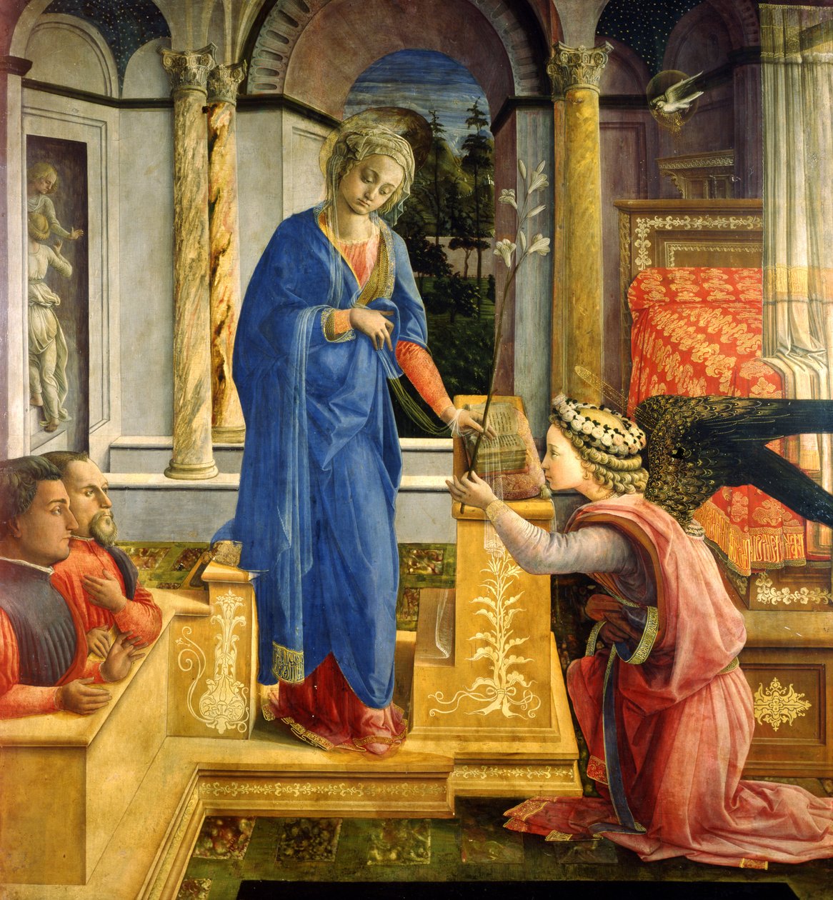 Bebudelsen, Carafa kapell, Santa Maria sopra Minerva, Roma, 1488-93 av Filippino Lippi