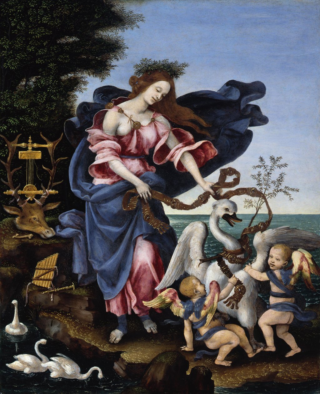 Musa Erato av Filippino Lippi