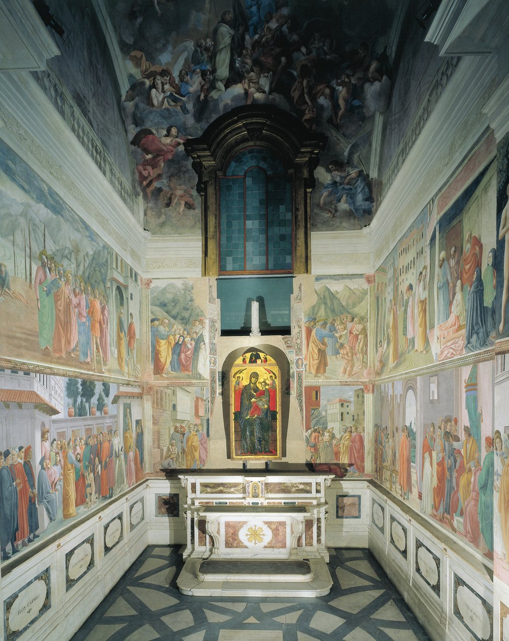 Italia, Firenze, Santa Maria del Carmine-kirken, Brancacci-kapellet av Filippino Lippi