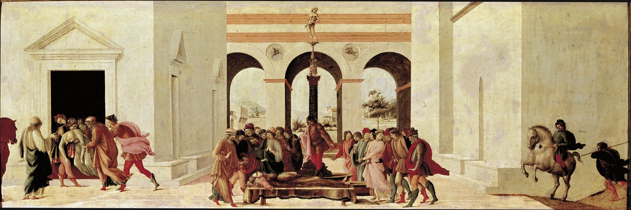 Lucreces død (Detrempe på tre av Filippino Lippi
