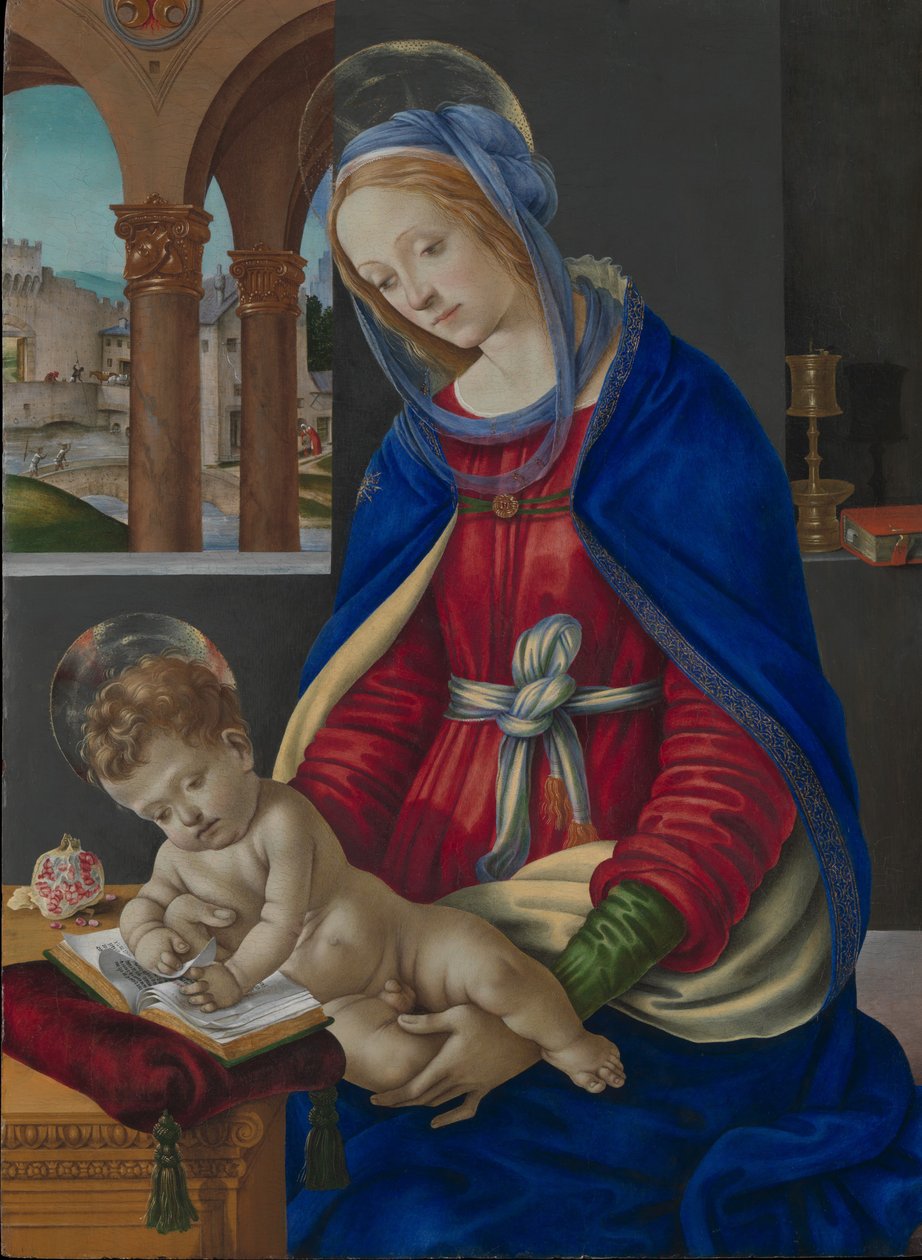 Madonna og barn, ca. 1483-84. av Filippino Lippi