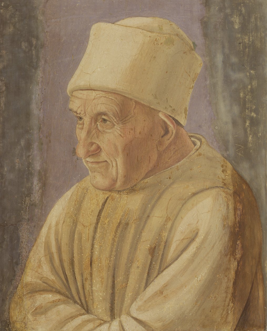 Portrett av en gammel mann av Filippino Lippi