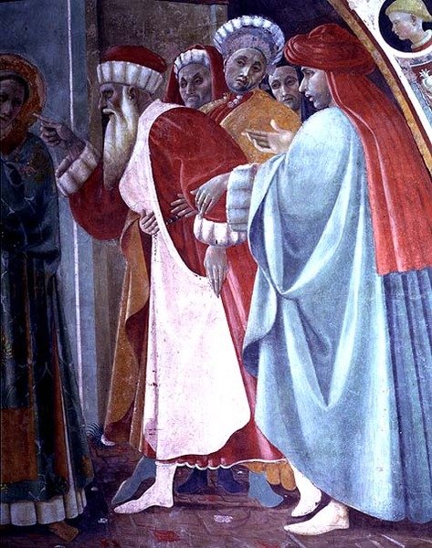 SS. Stephen og Margaret, en detalj fra tabernaklet til Canto al Mercatale, 1498 av Filippino Lippi