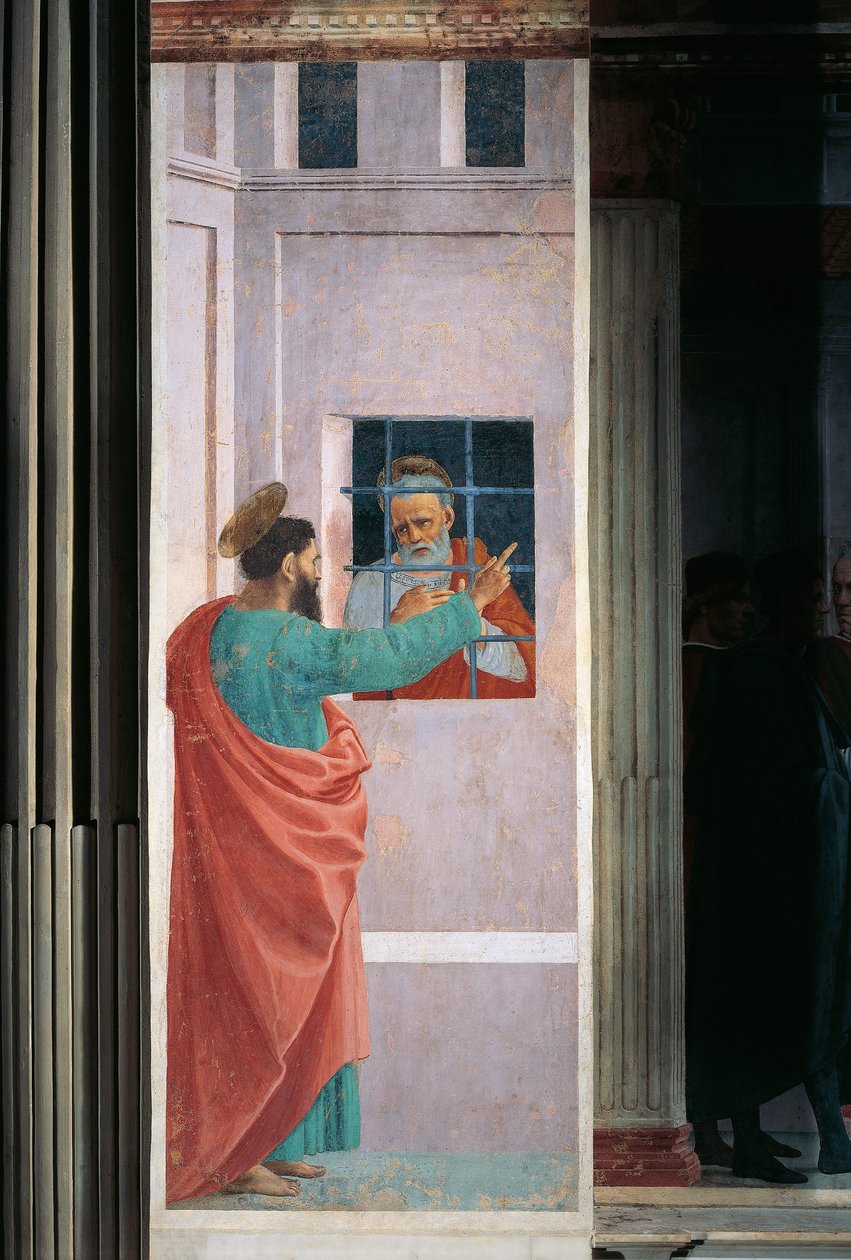 Saint Paul besøker Saint Peter i fengselet, av Filippino Lippi av Filippino Lippi
