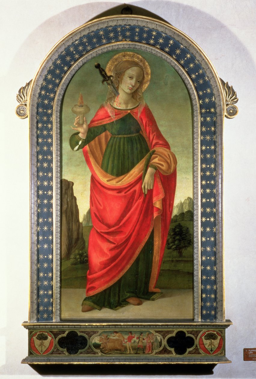 St. Lucy, ca. 1472-74 av Filippino Lippi