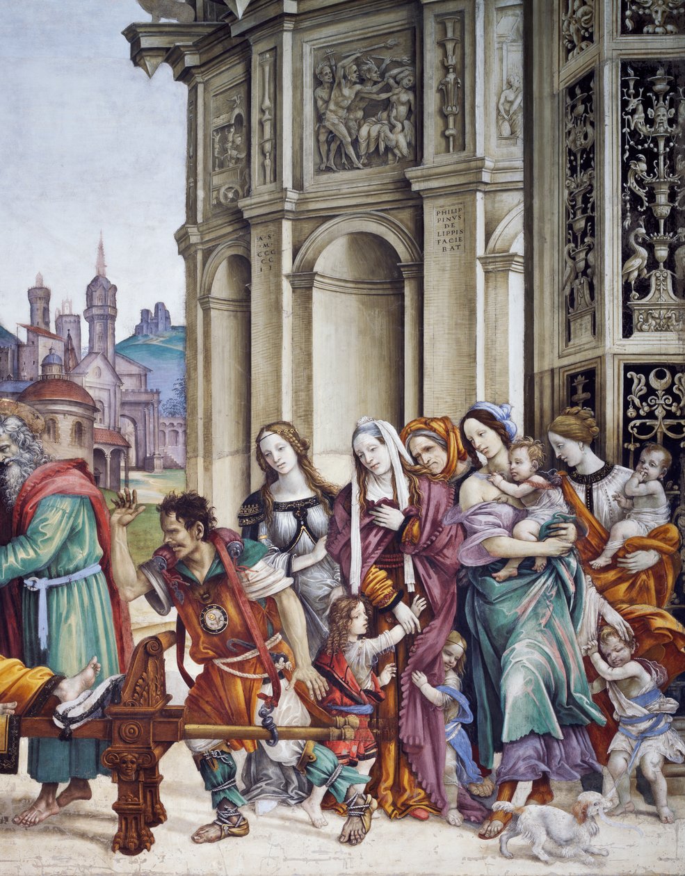 Stories of St John, av Filippino Lippi av Filippino Lippi
