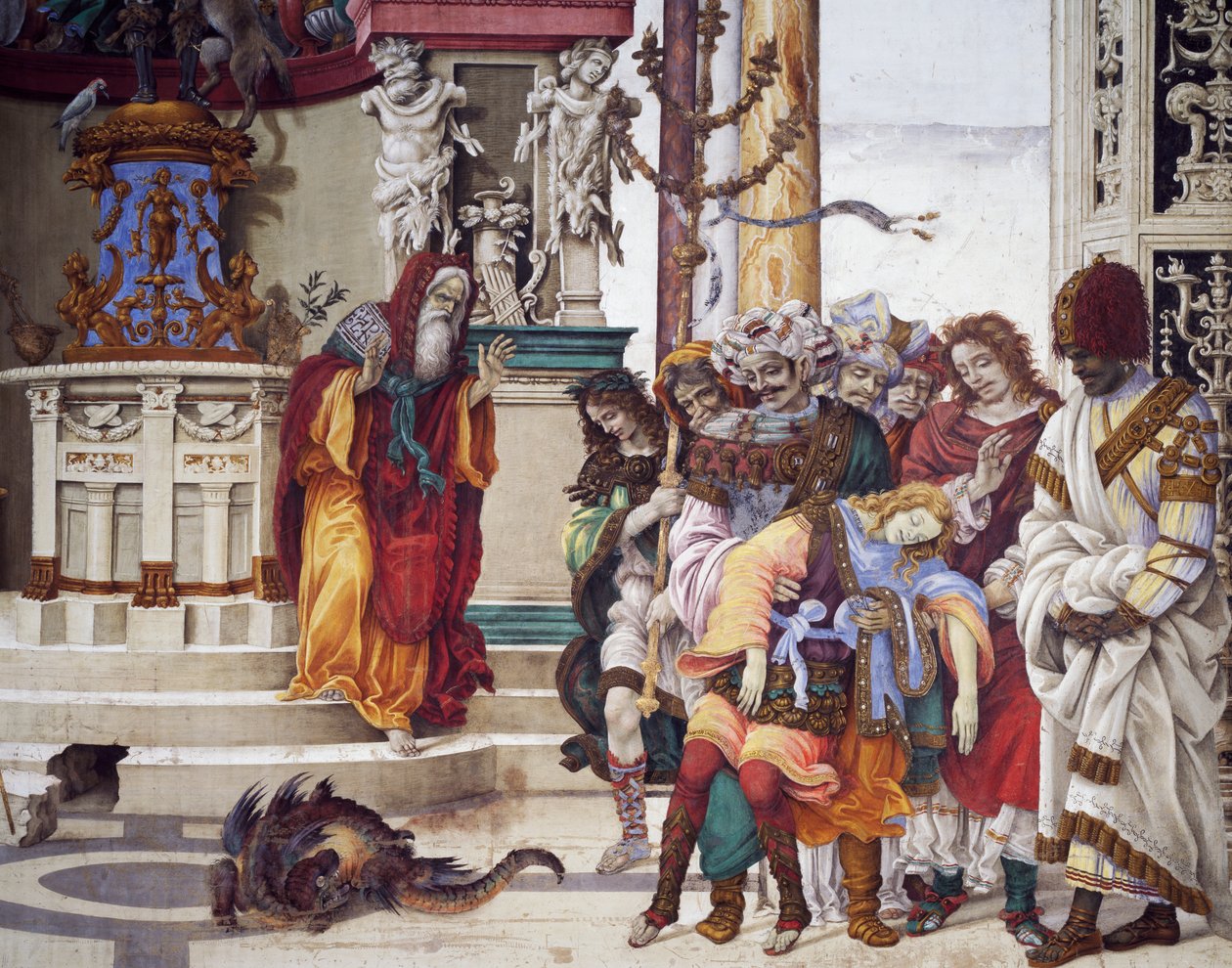 Stories of St John, av Filippino Lippi av Filippino Lippi