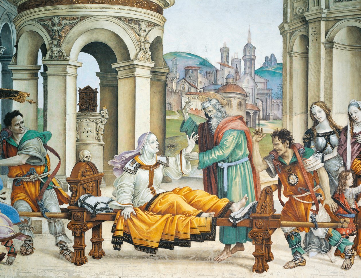 Stories of St John, av Filippino Lippi av Filippino Lippi