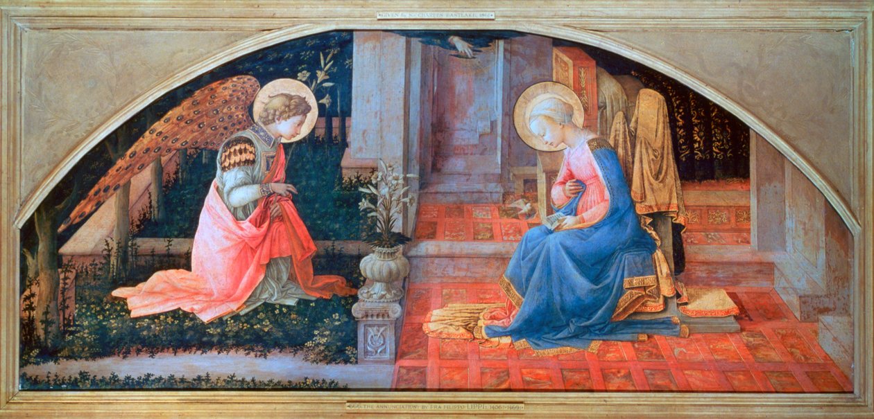 Bebudelsen, c1450-1453 av Filippino Lippi