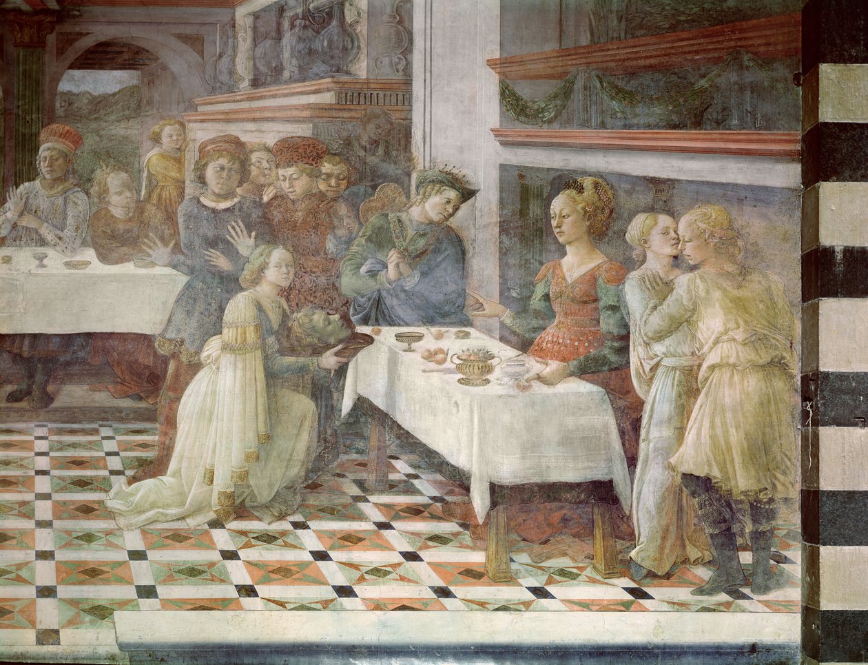Herodes høytid, 1452-64 av Filippino Lippi