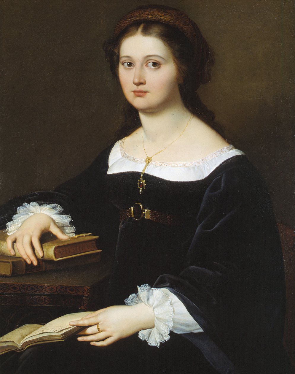 Portrett av Costanza Monti Perticari, 1819-1821. av Filippo Agricola