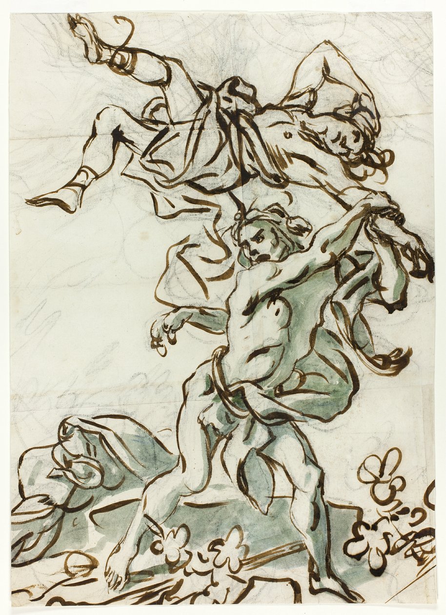 Hercules og Lichas av Filippo Falciatore