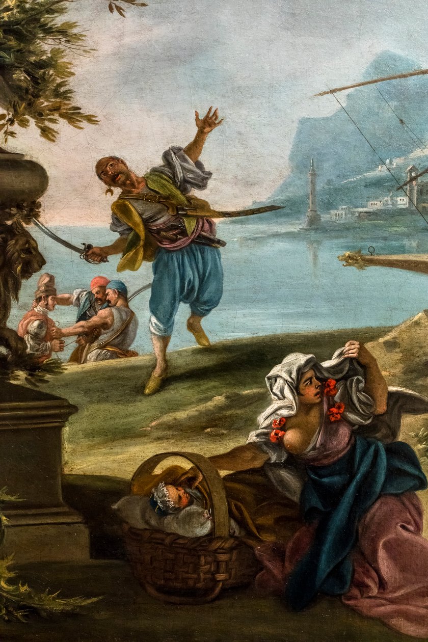 Piratangrep, ca. 1735/40 (olje på lerret) av Filippo Falciatore
