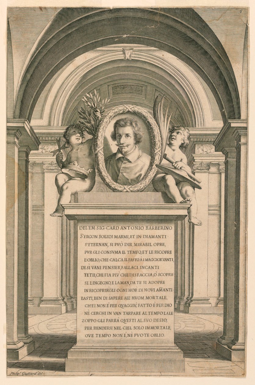 Portrett av kardinal Antonio Barberino av Filippo Gagliardi