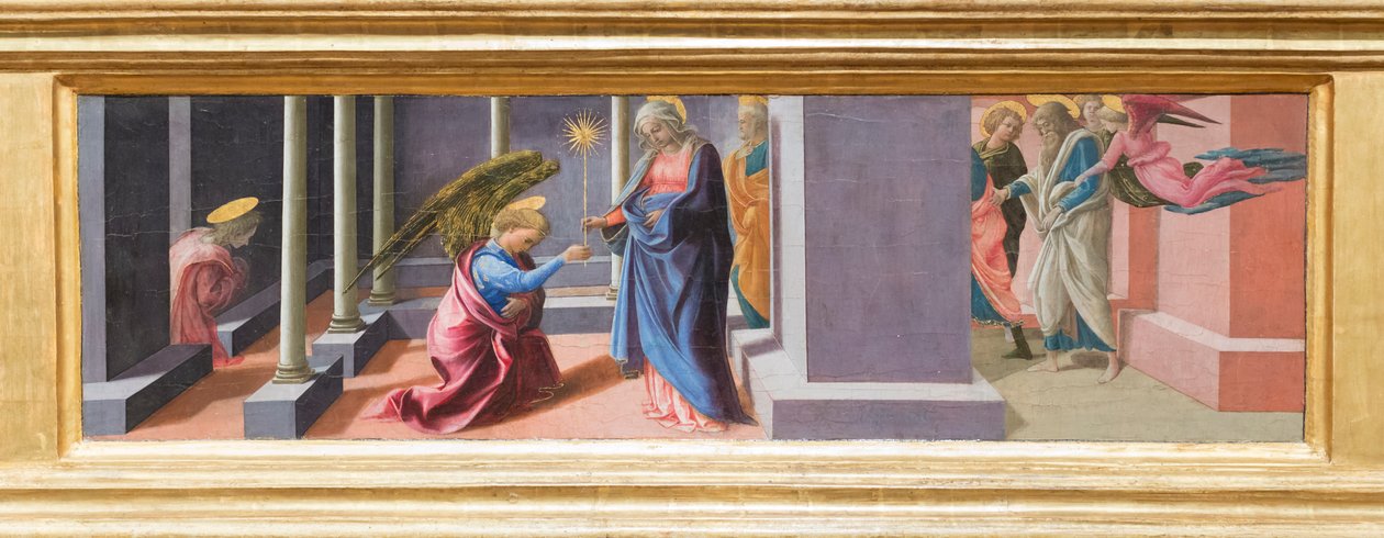 Kunngjøring om Jomfruens død av Filippo Lippi