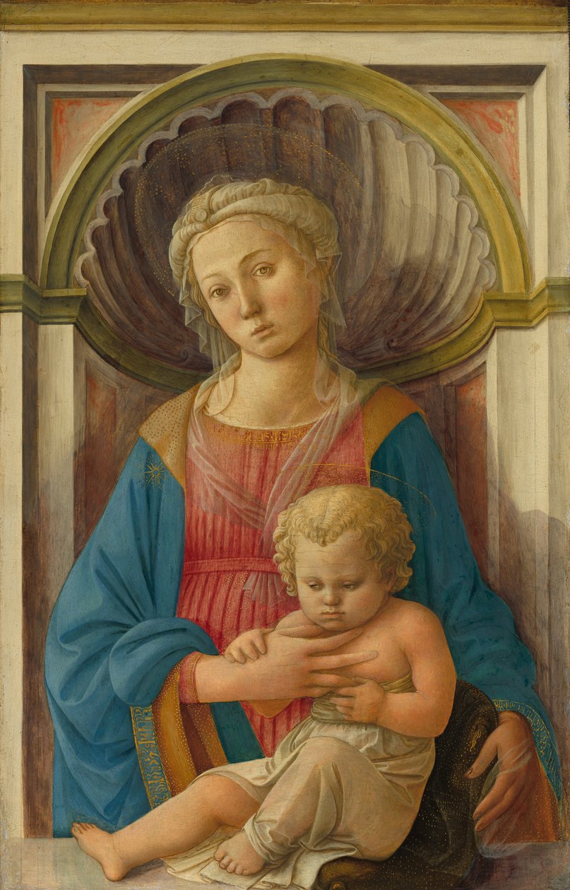 Madonna og barn, ca. 1440. av Filippo Lippi