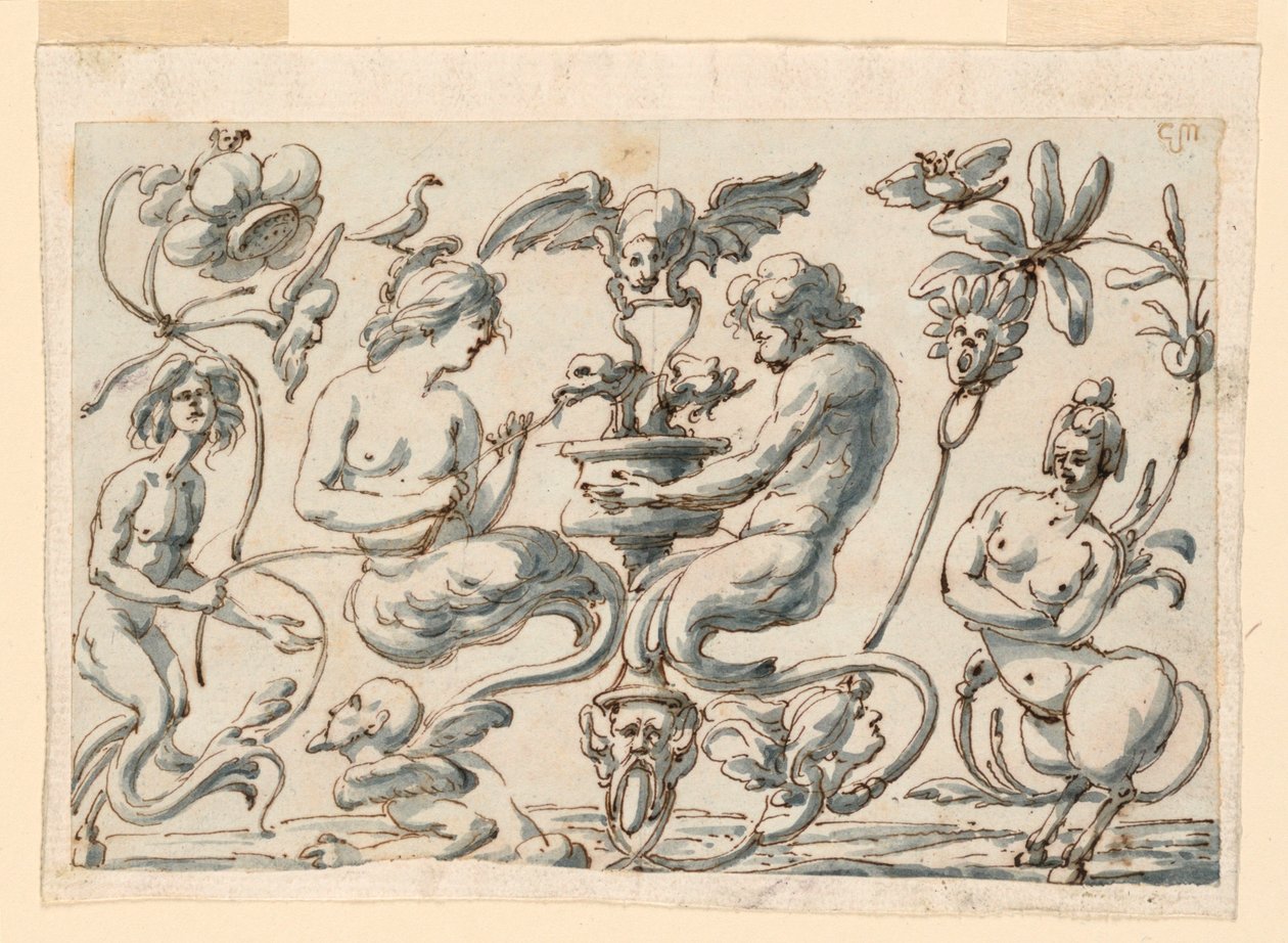 Grotesk for et avlangt panel av Filippo Marchionni