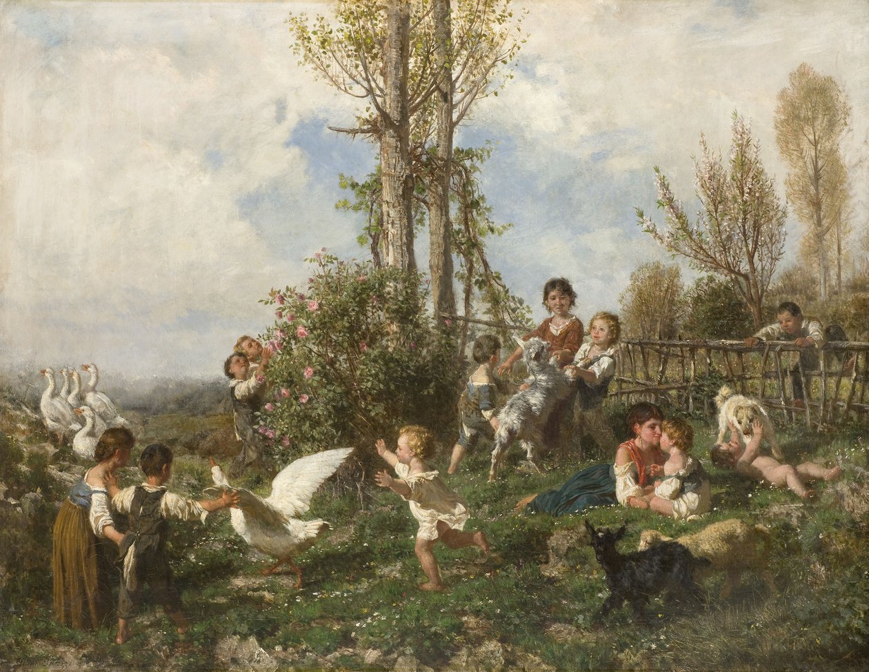 Våren, 1868 av Filippo Palizzi