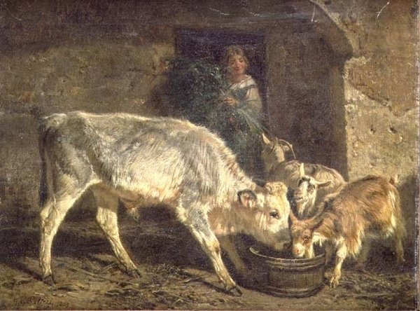 De beste vennene av Filippo Palizzi
