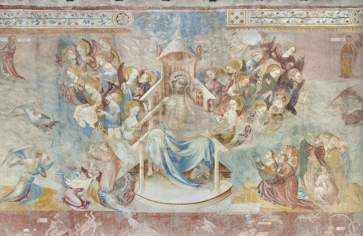 Den siste dommen, ca.1400 av Filippolo de and Veris da Milano Veris da Milano