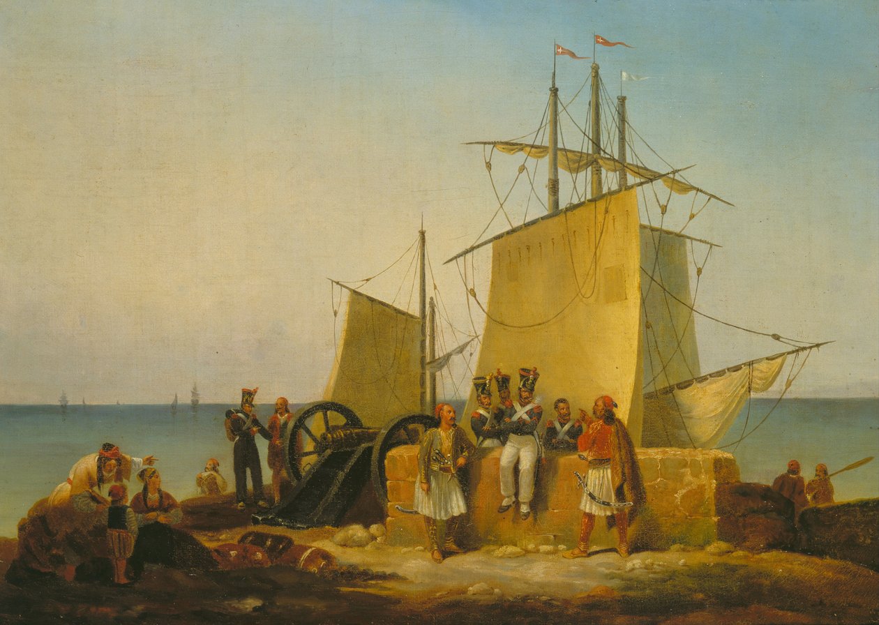 Den franske misjonen til Morea Peloponnes, 1828 av Finert