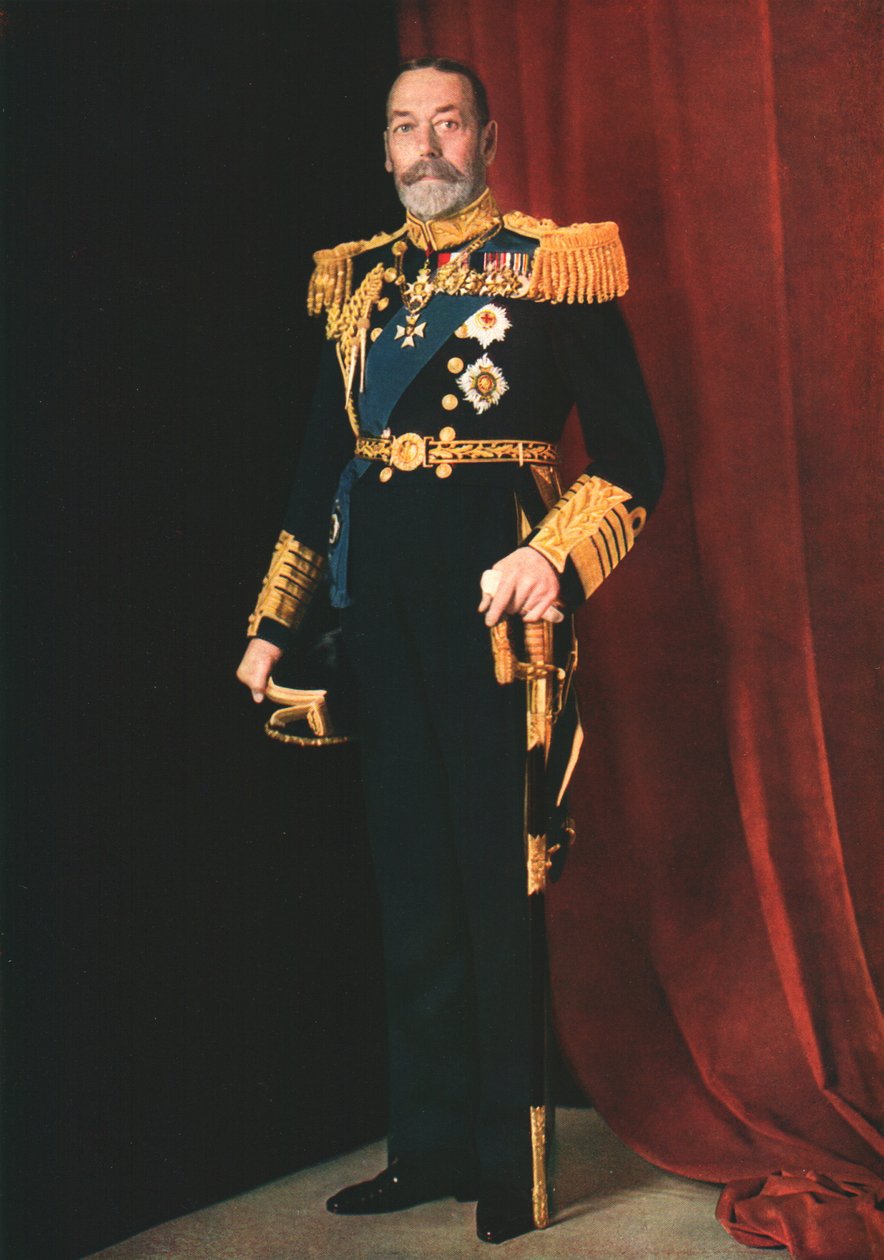 Kong George V, 1935 av Finlay Colour Ltd