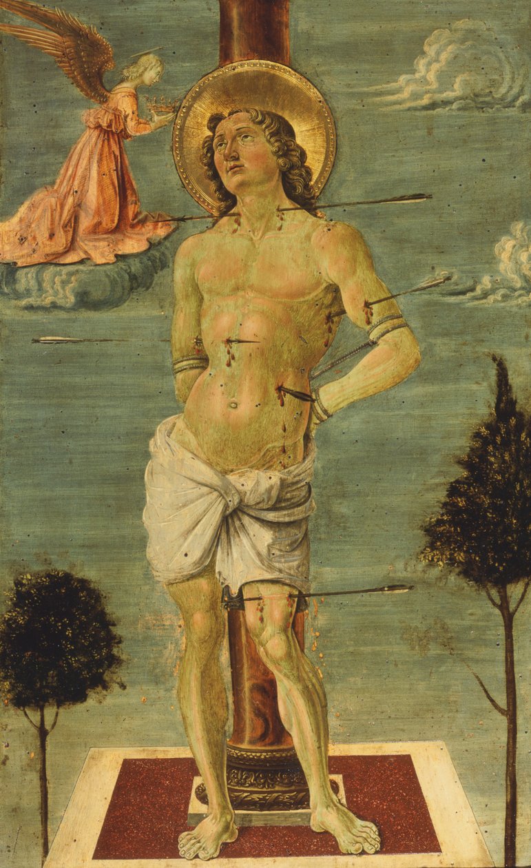 Sankt Sebastian av Fiorenzo di Lorenzo