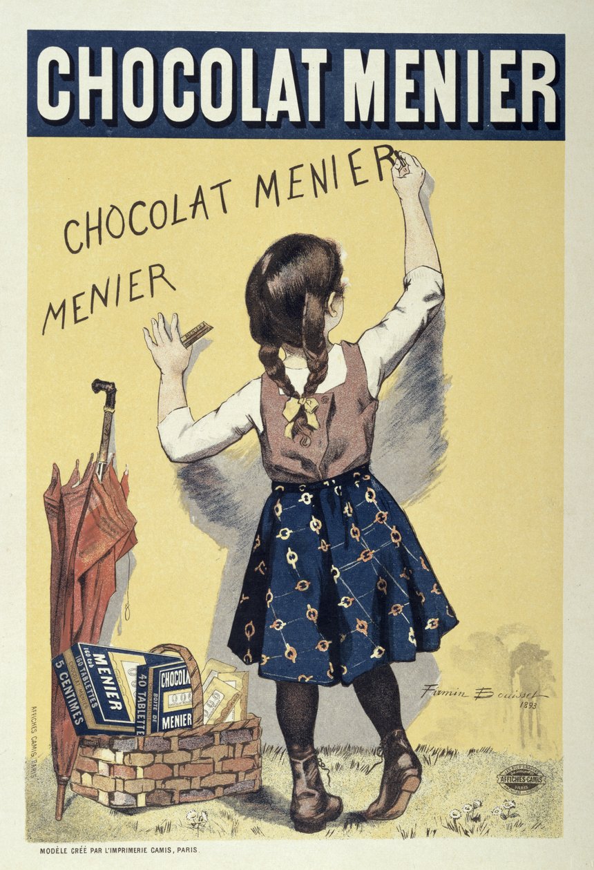 Plakatreklame for Chocolat Menier, 1893 av Firmin Bouisset