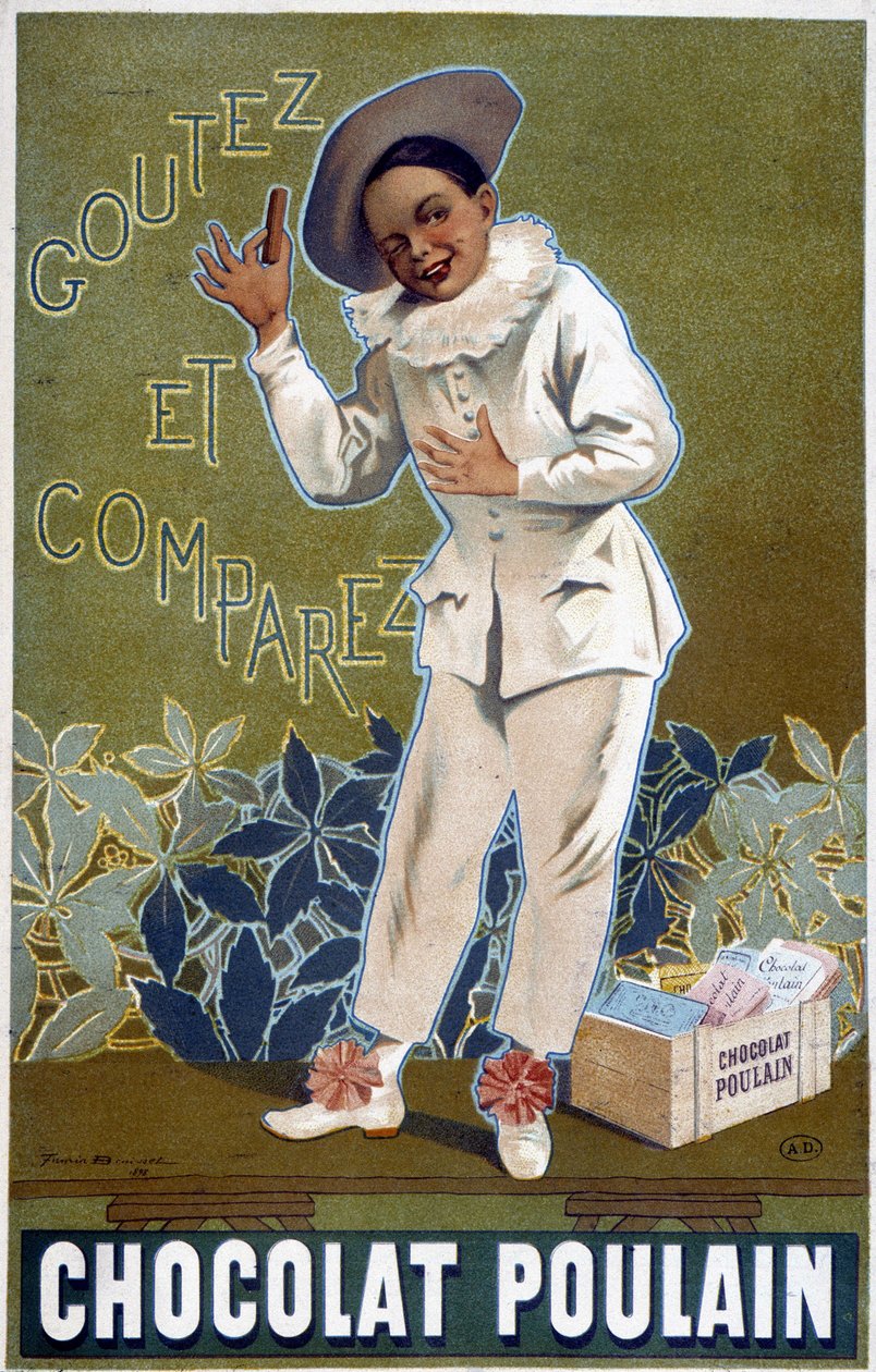 Reklame for Chocolat Poulain: "" Smak og sammenlign". Av Fermin Bouisset av Firmin Bouisset