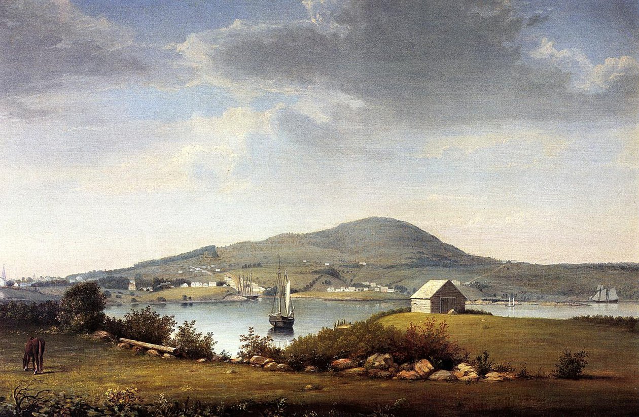 Blue Hill, Maine, USA, ca. 1853-57 av Fitz Henry Lane