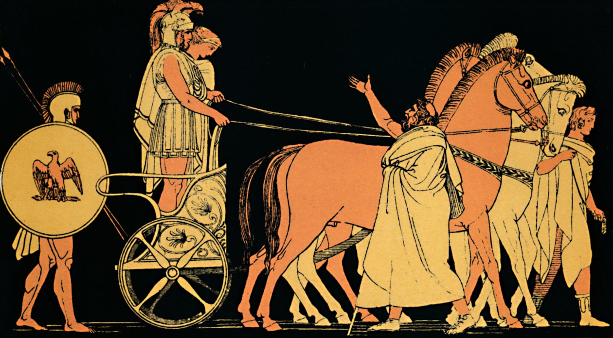 The Return of Agamemnon, 1880 av Flaxman