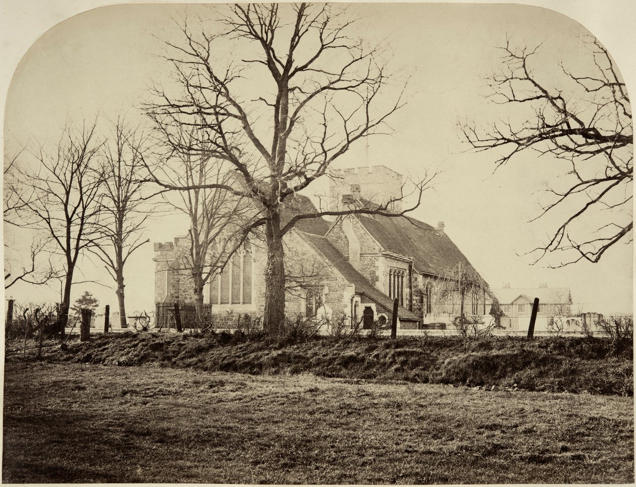 St Paulinus' Church, Crayford, London, c1865-c1894 av Flaxman Charles John Spurrell