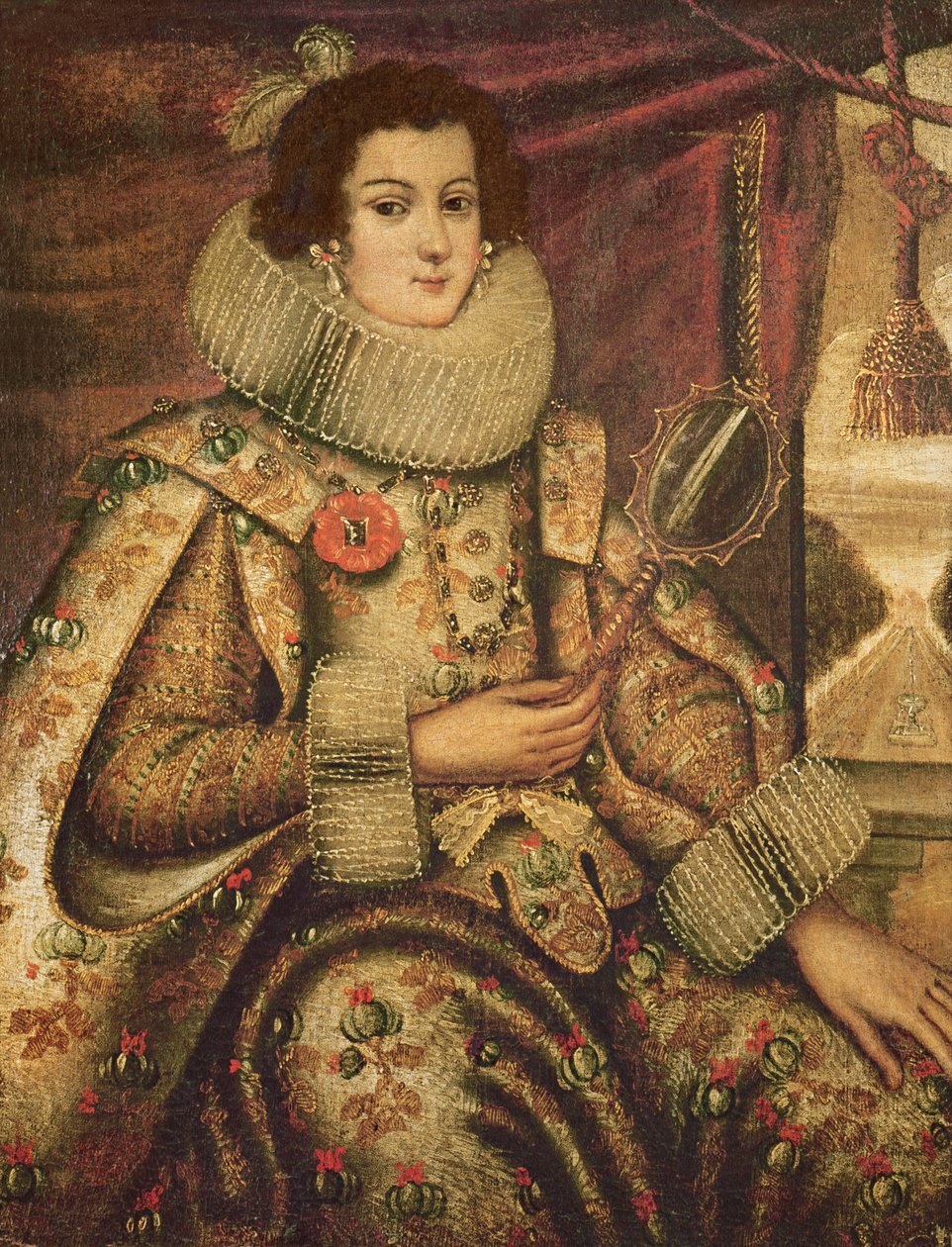 Margaret av Østerrike (1522-86) hertuginne av Parma av Flemish School