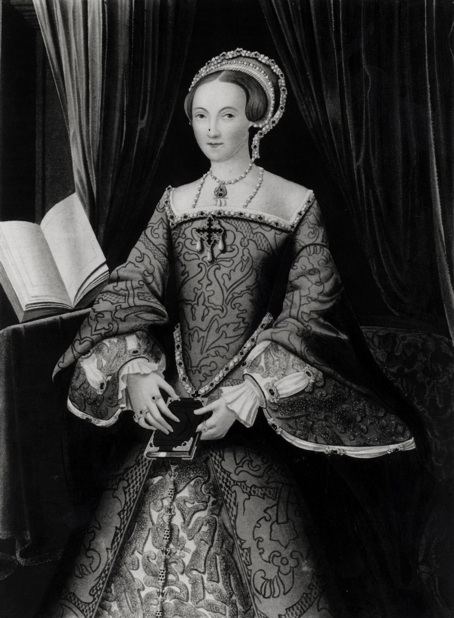 Portrett av Elizabeth I da prinsesse (1533-1603) ca. 1546 av Flemish School