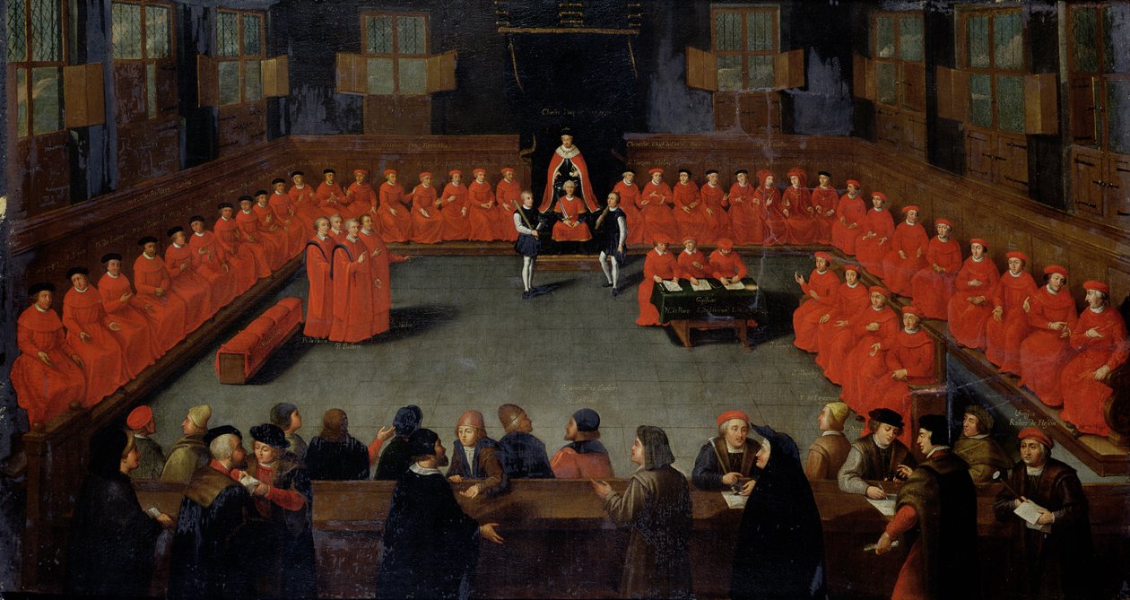 Council of Malines av Flemish School