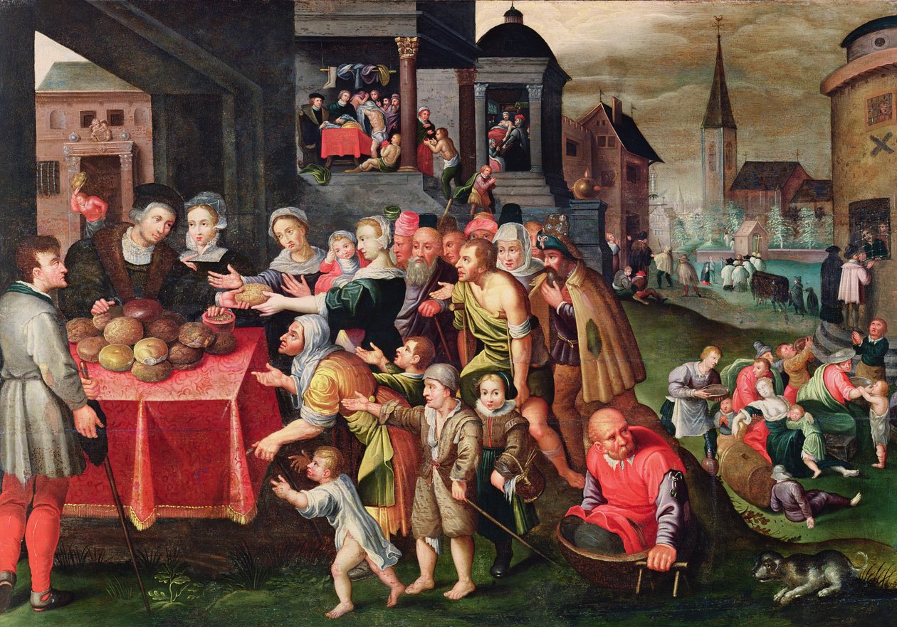 Barmhjertighetens verk av Flemish School