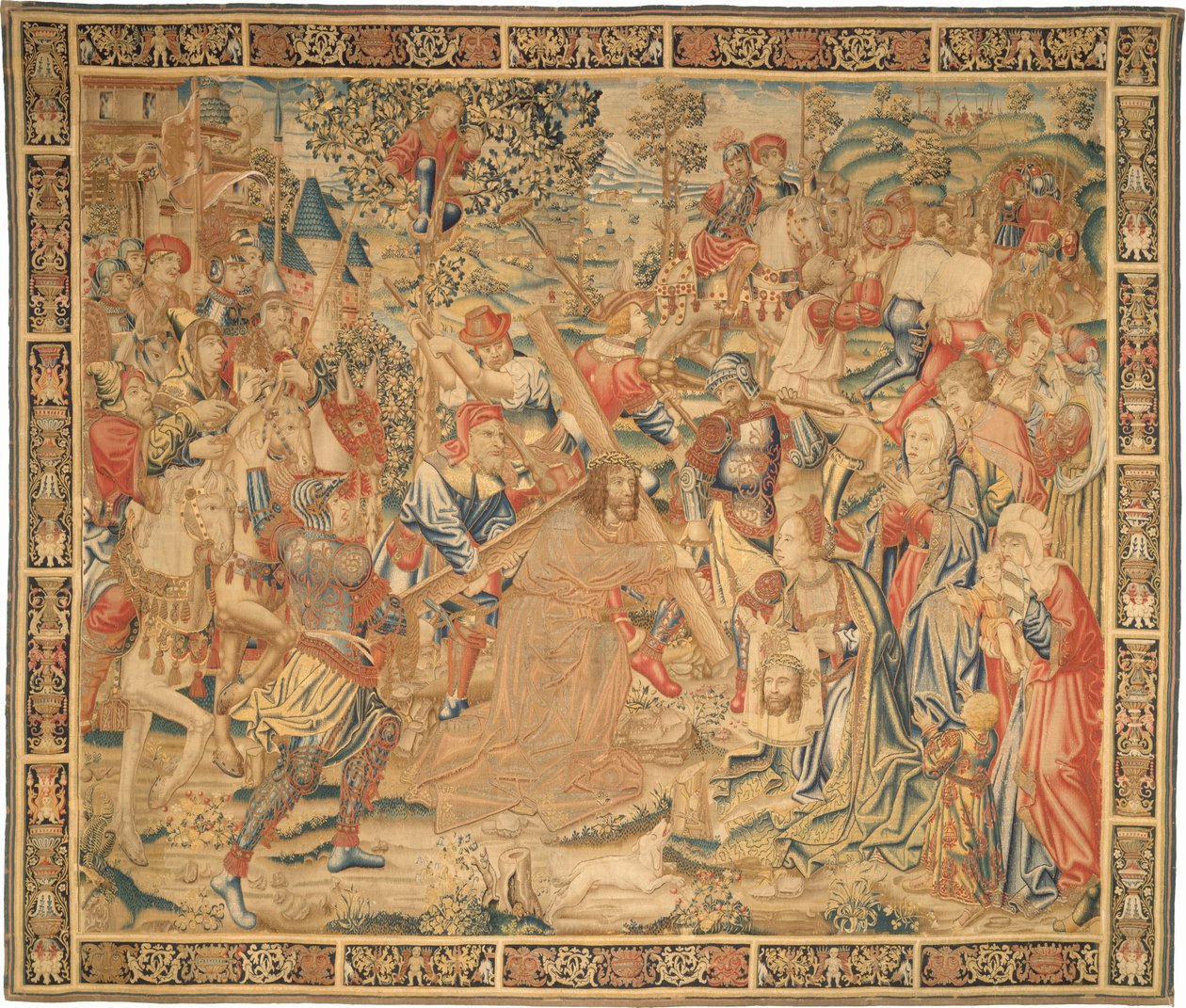 Prosesjonen til Golgata av Flemish 16th Century