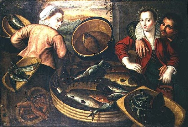 Kopi etter et maleri i Fishmongers
