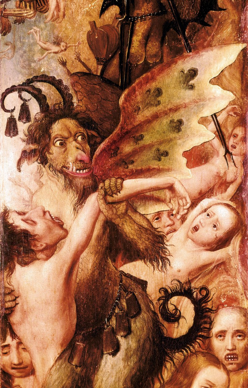 Djevelen, scene av helvete av Flemish School