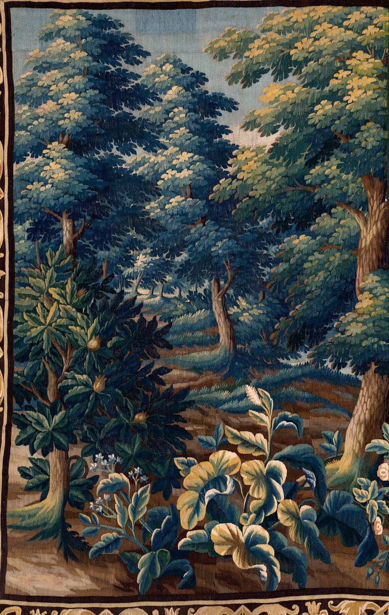 flamsk billedvev. Slutten av 1600-tallet. Eiendommen til kirken Sint-Walburgakerk Oudenaarde (Dekenij van de Sint-Walburga). av Flemish School