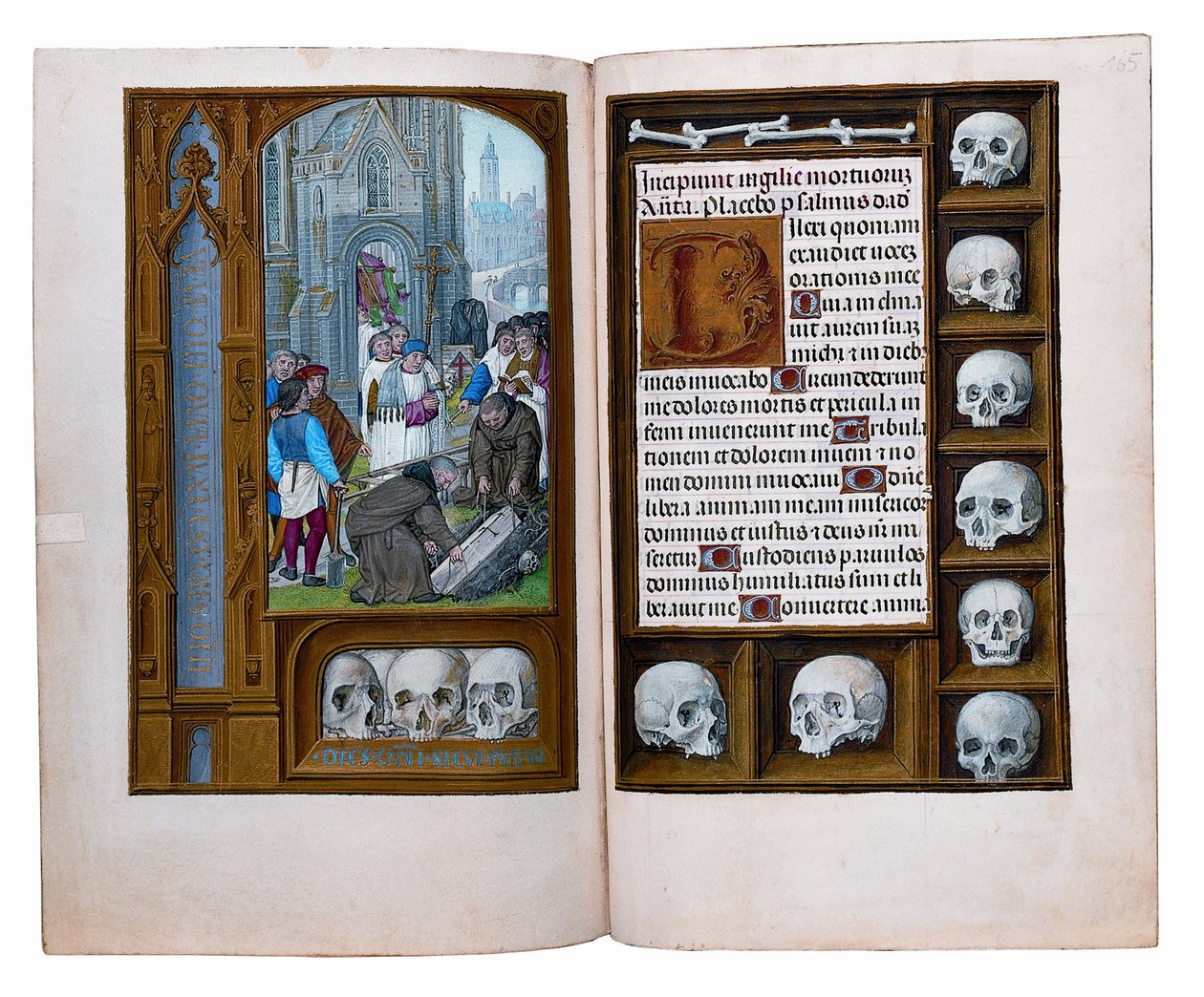Folioer fra Rothschilds timebok, Gent eller Brugge, ca. 1505 av Flemish School