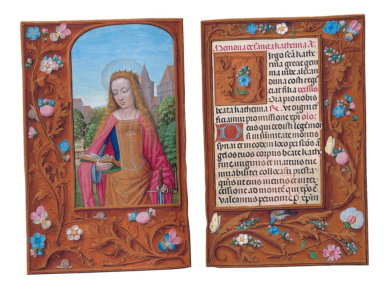Folioer fra Rothschilds timebok, Gent eller Brugge, ca. 1505 av Flemish School